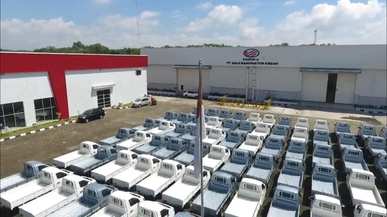 Bird's eye view pabrik ESEMKA — PT. Solo Manufaktur Kreasi, Boyolali