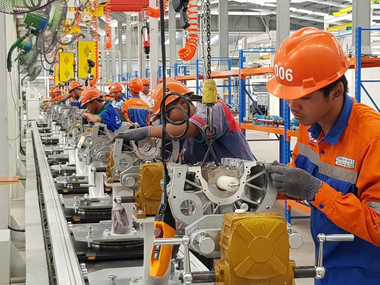 Lini Perakitan Mesin Bensin