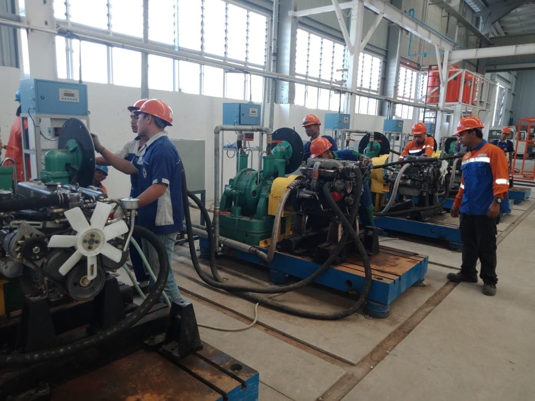 Lini Pengujian Mesin Diesel