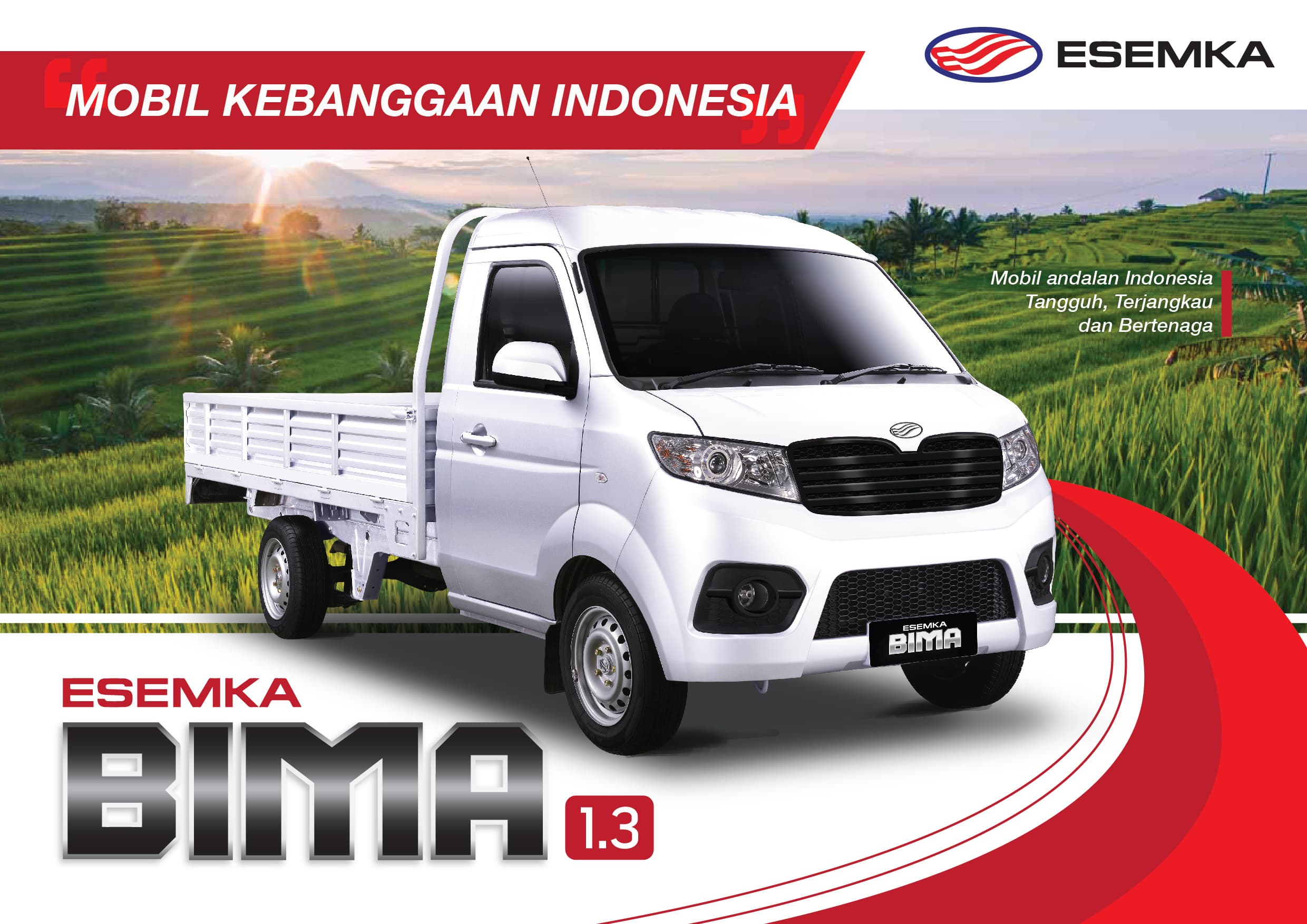 Brosur ESEMKA BIMA 1.3 — halaman depan